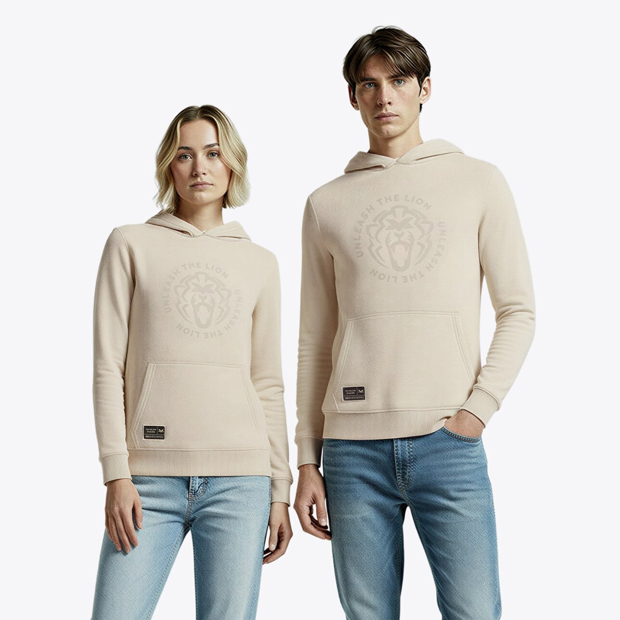 Max Verstappen „Unleash The Lion“-Hoodie – Wüstenstaub