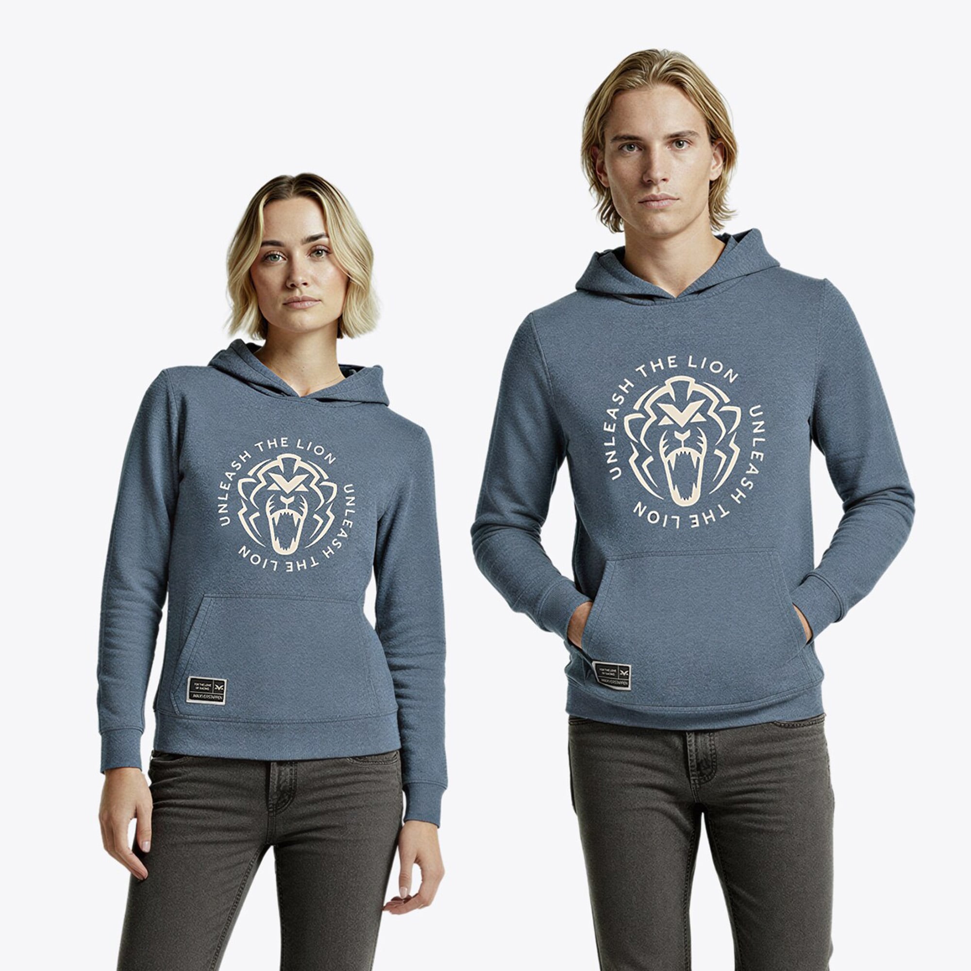 Max Verstappen „Unleash The Lion“-Hoodie – Blau