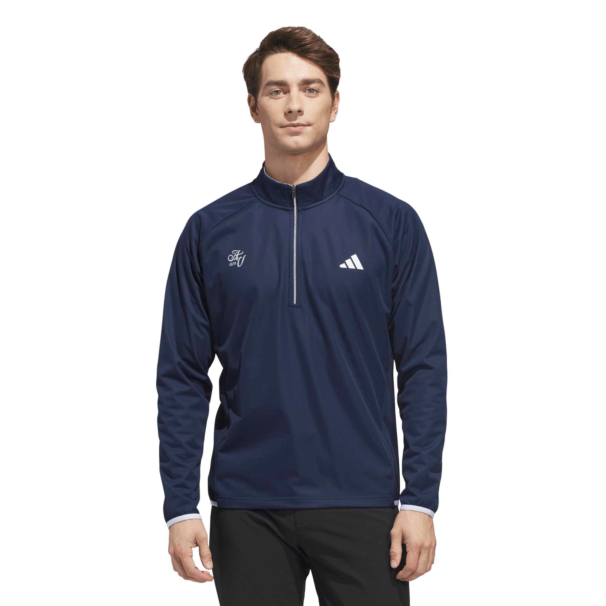 Aston Villa x adidas Golf Ultimate365 DWR Wind Quarter-Zip - Navy