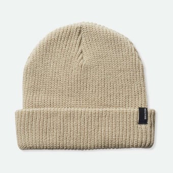 Unisex Brixton Beige Heist Cuffed Knit Hat