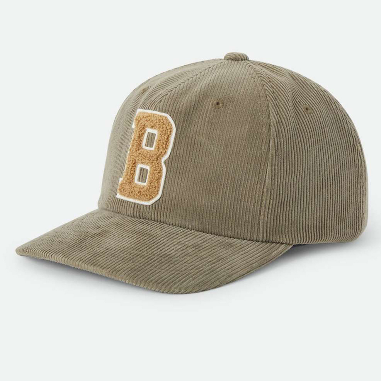 Unisex Brixton  Green Brixton Big B Corduroy Adjustable Hat
