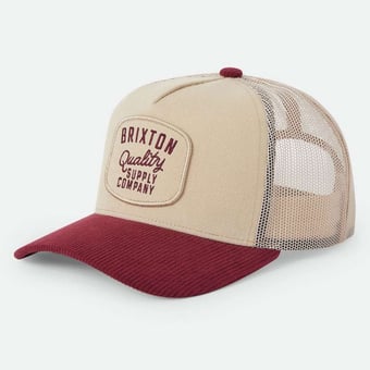 Unisex Brixton Tan Brixton Hubal Adjustable Trucker Hat