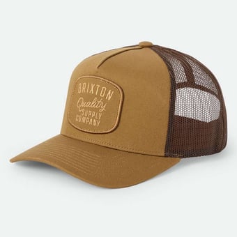 Unisex Brixton Brown Hubal Adjustable Trucker Hat
