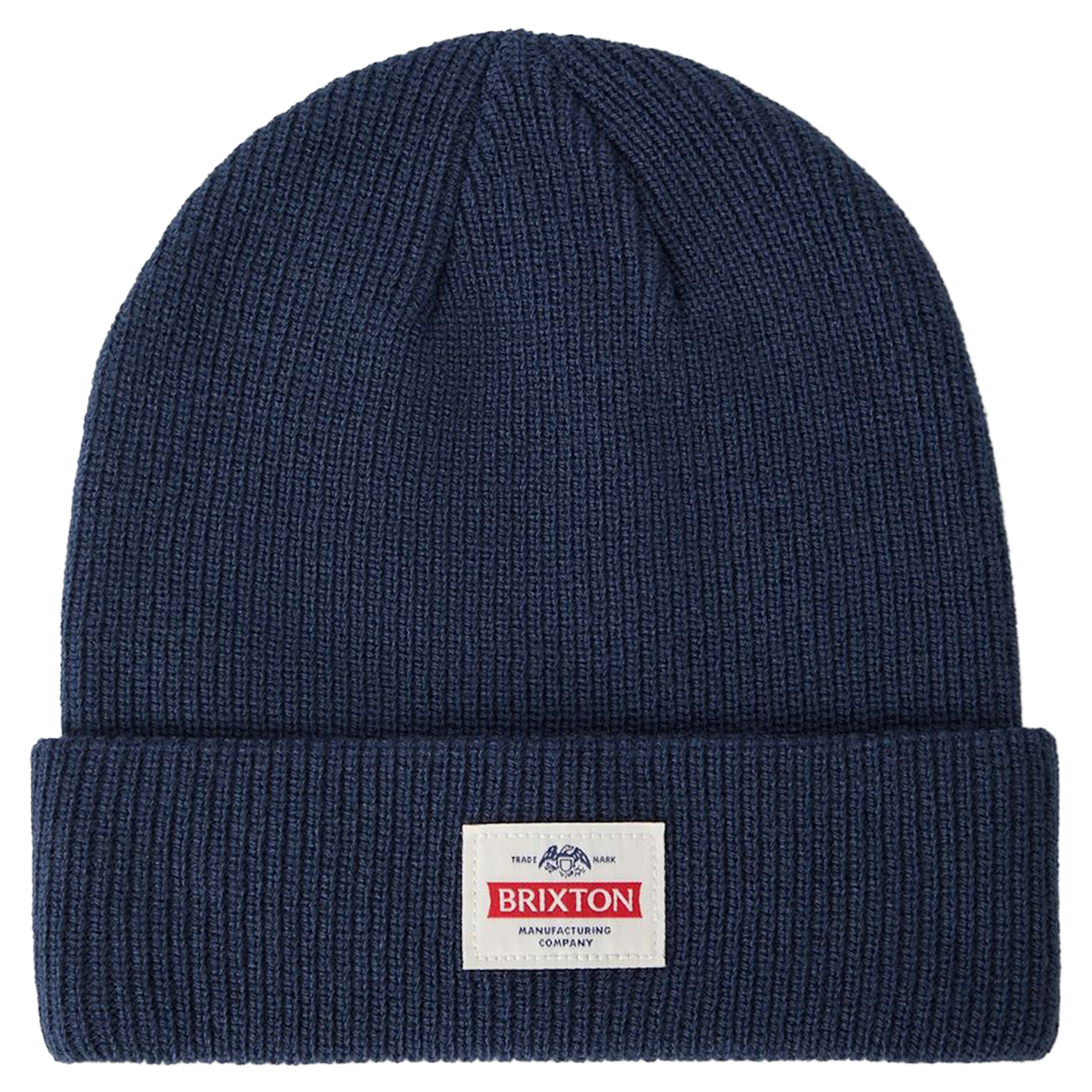 Unisex Brixton Navy Trademark Cuffed Knit Hat