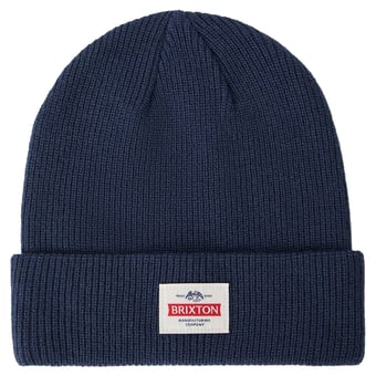 Unisex Brixton Navy Trademark Cuffed Knit Hat