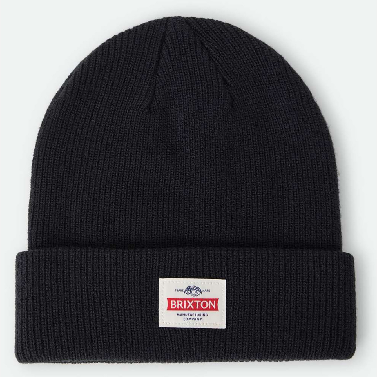 Unisex Brixton Black Trademark Cuffed Knit Hat