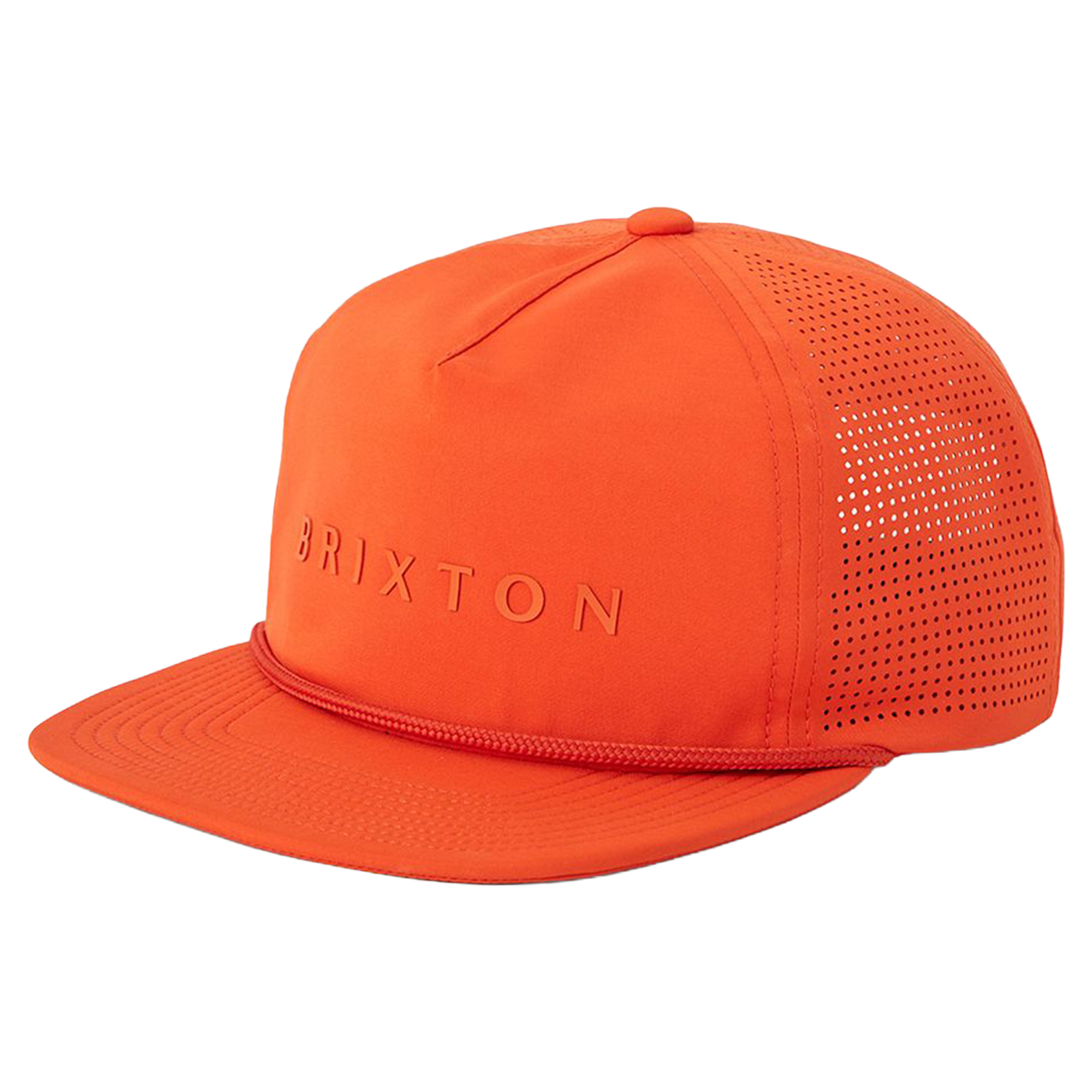 Unisex Orange Brixton Alpha Journey Adjustable Hat