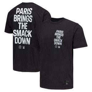 T-Shirt PSG x Smackdown Statement - Noir Rock, vue 4