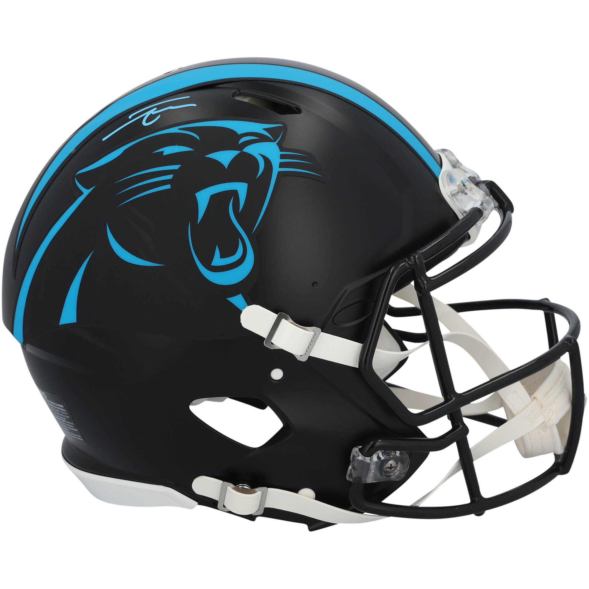 Tetairoa McMillan Carolina Panthers Autographed Riddell 2022 Alternate Speed Authentic Helmet