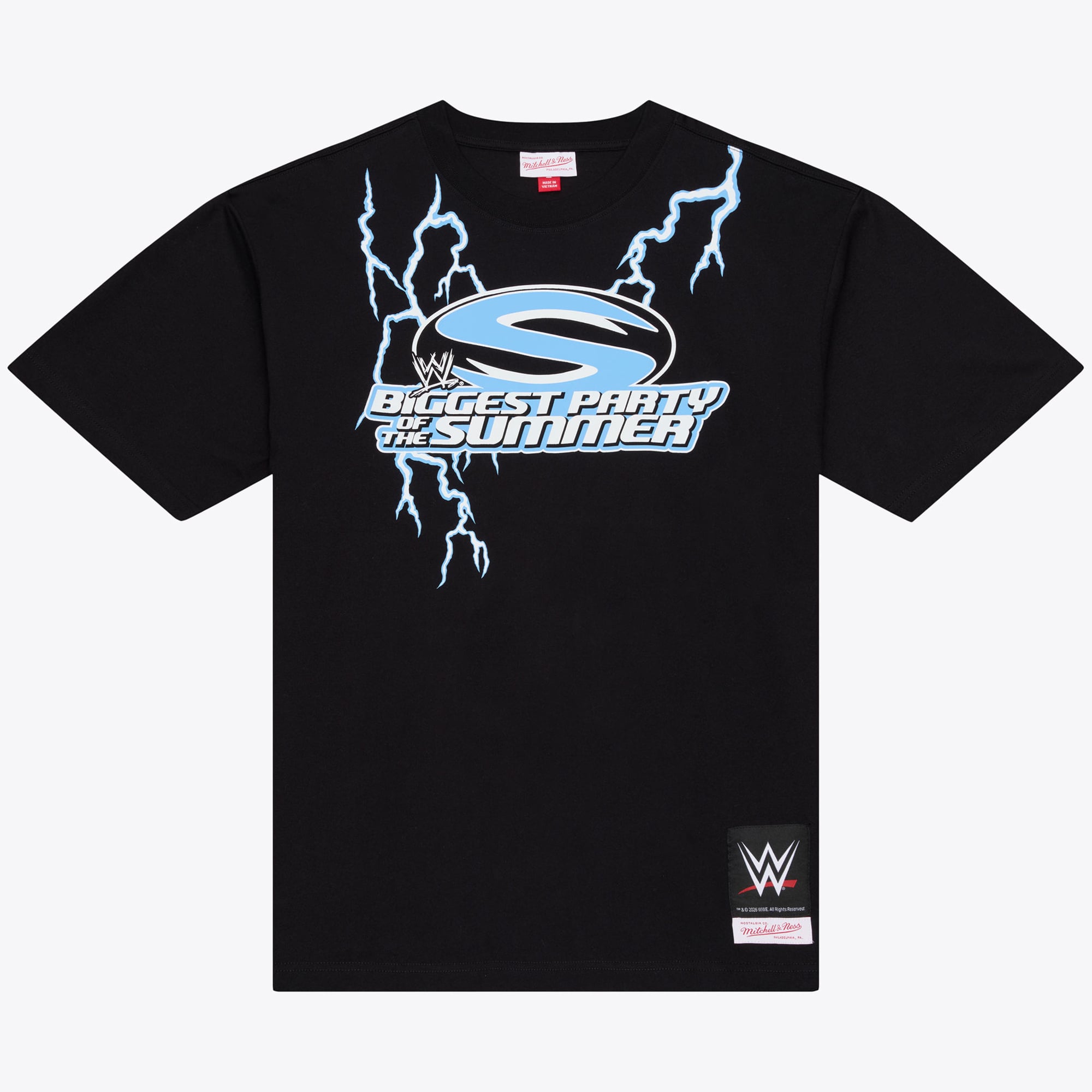 Men's Mitchell & Ness Black SummerSlam 2026 T-Shirt