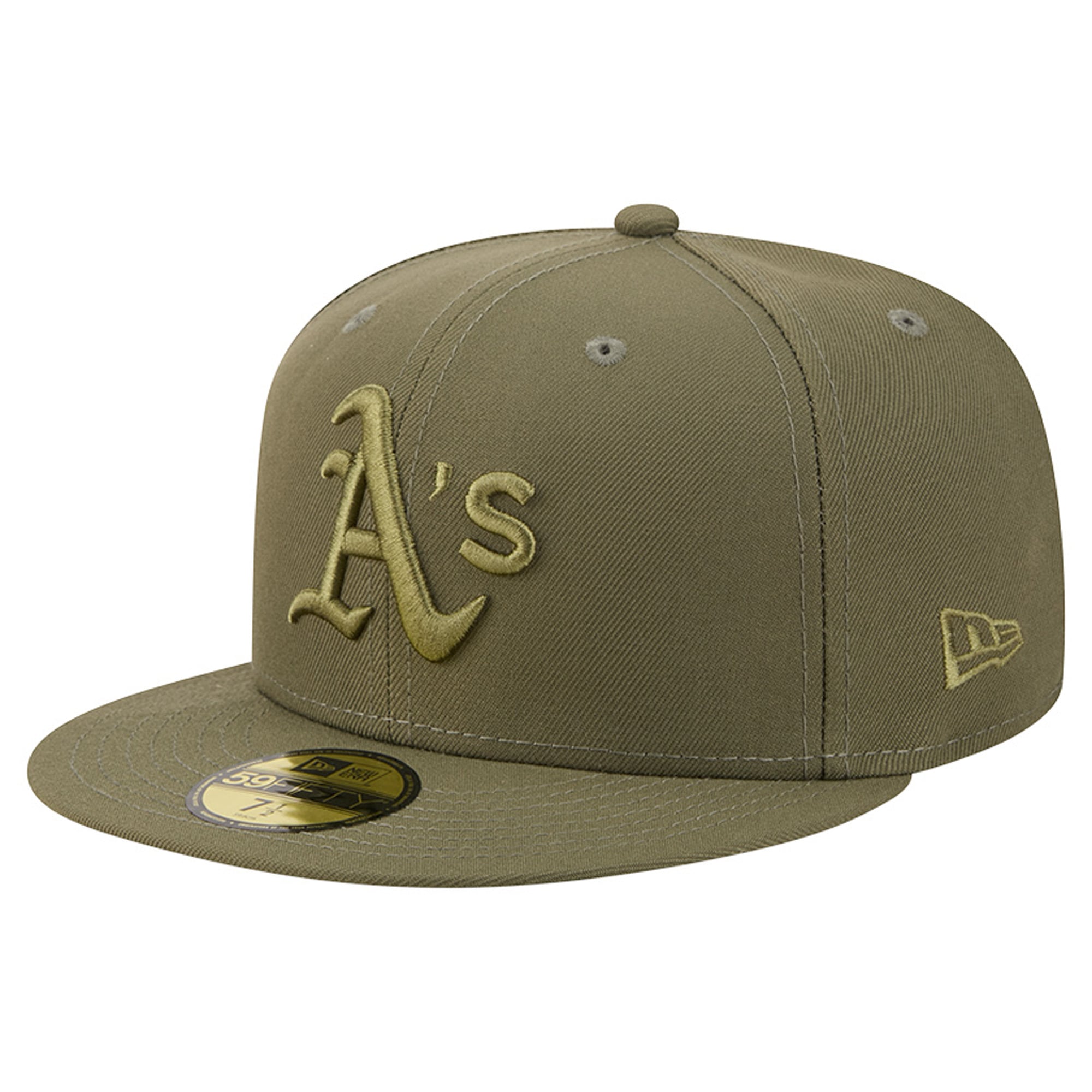 Men's New Era Olive Athletics Color Pack 59FIFTY Fitted Hat