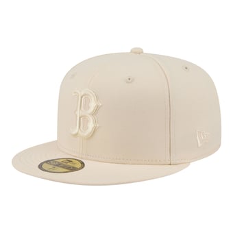 Men's New Era Cream Boston Red Sox Color Pack 59FIFTY Fitted Hat