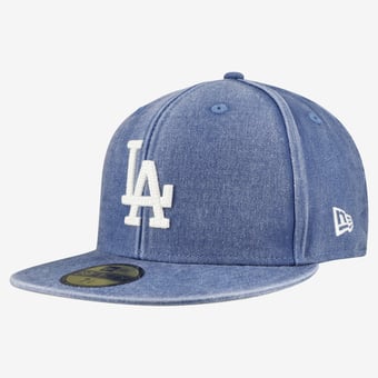 Men's New Era  Royal Los Angeles Dodgers Washed 59FIFTY Fitted Hat