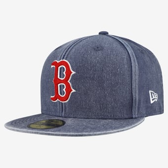 Men's New Era  Navy Boston Red Sox Washed 59FIFTY Fitted Hat