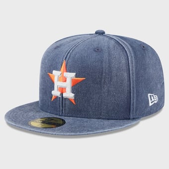 Men's New Era  Navy Houston Astros Washed 59FIFTY Fitted Hat