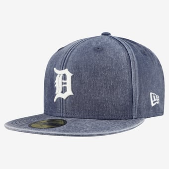 Men's New Era  Navy Detroit Tigers Washed 59FIFTY Fitted Hat