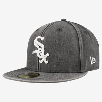Men's New Era  Black Chicago White Sox Washed 59FIFTY Fitted Hat