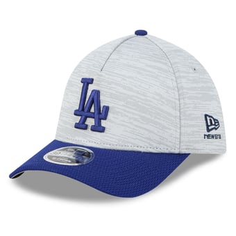 Men's New Era  Gray/Royal Los Angeles Dodgers Tech 39THIRTY A-Frame Flex Hat