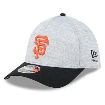 Men's New Era  Gray/Black San Francisco Giants Tech 39THIRTY A-Frame Flex Hat