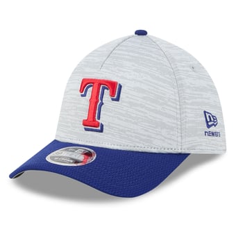 Men's New Era  Gray/Royal Texas Rangers Tech 39THIRTY A-Frame Flex Hat