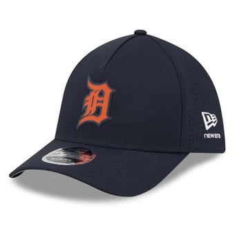 Men's New Era  Navy Detroit Tigers Tonal 39THIRTY A-Frame Flex Hat