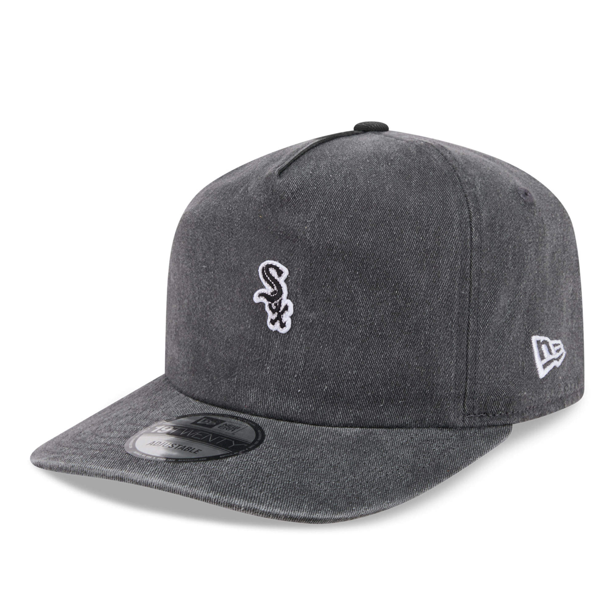 Men's New Era Black Chicago White Sox 19TWENTY Micro Adjustable Hat
