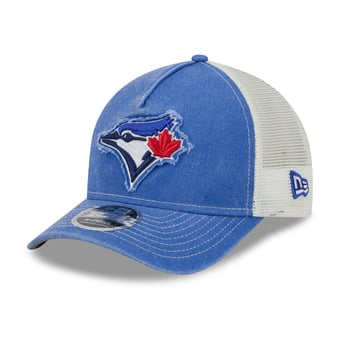 Men's New Era  Royal Toronto Blue Jays Fan 9FORTY A-Frame Trucker Adjustable Hat