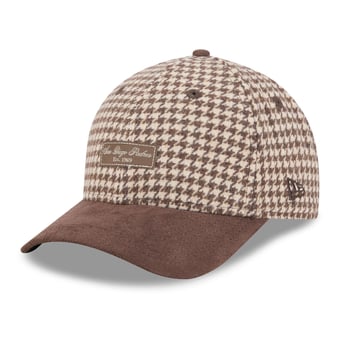 Women's New Era Light Brown San Diego Padres Faux Wool 9FORTY A-Frame M-Crown Adjustable Hat