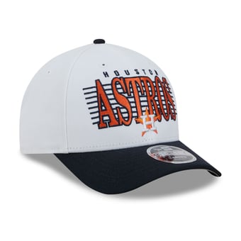 Men's New Era White/Navy Houston Astros Loyal 9FORTY M-Crown Adjustable Hat
