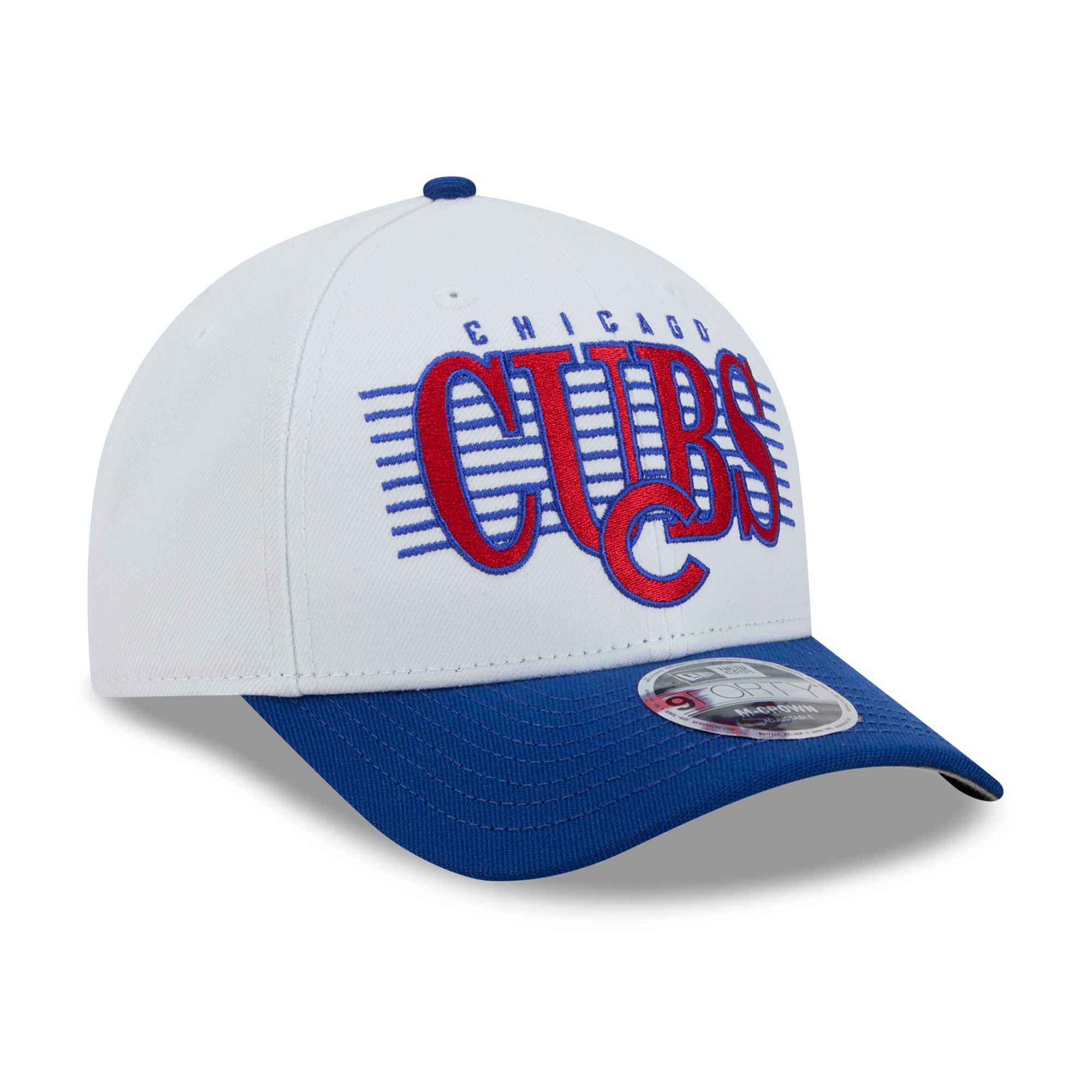Men's New Era White/Royal Chicago Cubs Loyal 9FORTY M-Crown Adjustable Hat