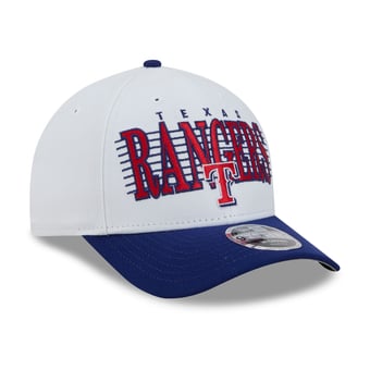 Men's New Era White/Royal Texas Rangers Loyal 9FORTY M-Crown Adjustable Hat