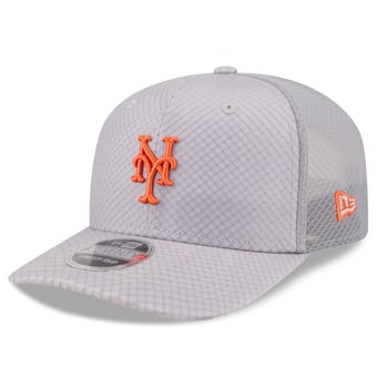Men's New Era  Gray New York Mets 9SEVENTY Jock Adjustable Trucker Hat