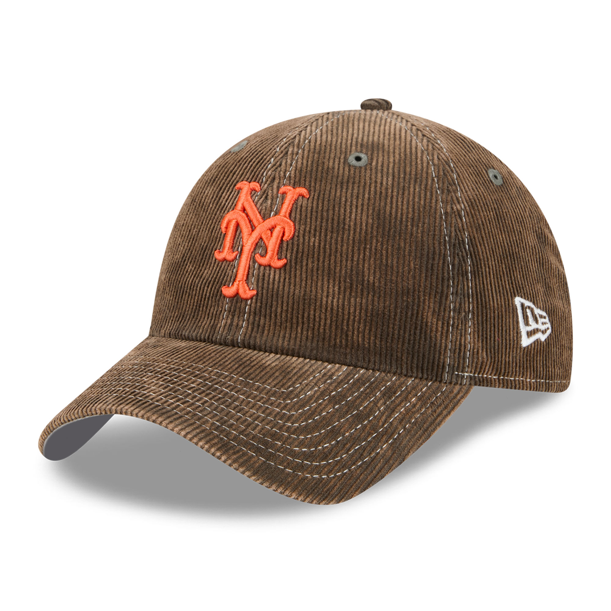 Men's New Era Olive New York Mets Corduroy Casual Classic Adjustable Hat