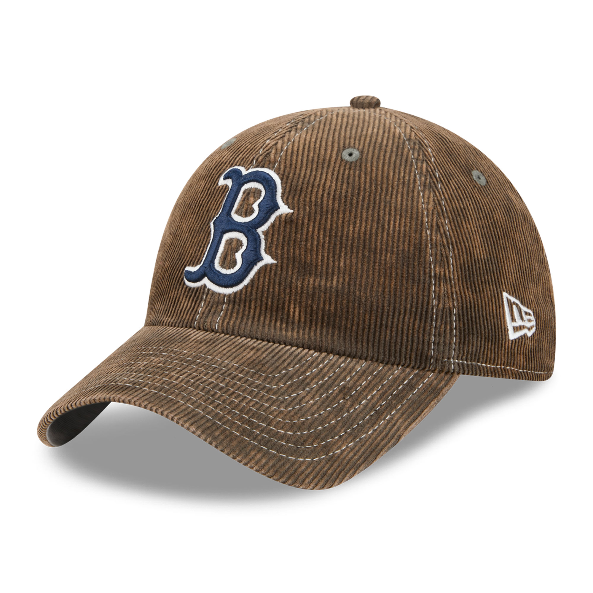 Men's New Era Olive Boston Red Sox Corduroy Casual Classic Adjustable Hat
