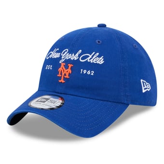 Women's New Era  Royal New York Mets Script Casual Classic Adjustable Hat