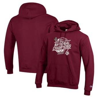 Men's Champion  Maroon Texas A&M Aggies 2025 NCAA Women's Volleyball National Champions Eco Powerblend Hoodie