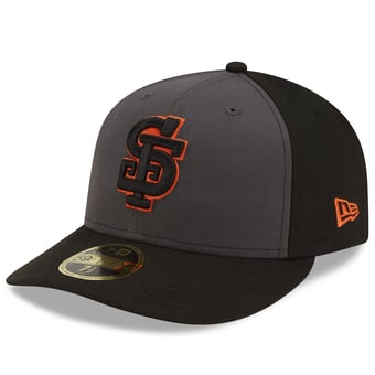 Men's New Era  Gray/Black San Francisco Giants Authentic Collection Alternate Low Profile 59FIFTY Fitted Hat