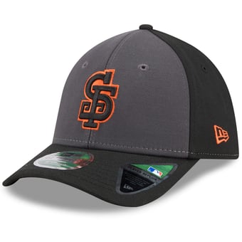 Men's New Era  Gray/Black San Francisco Giants Player Replica Alternate 39THIRTY M-Crown Flex Hat
