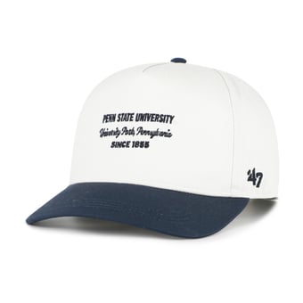 Men's '47 White Penn State Nittany Lions Contemporary Basics Two-Tone Hitch Adjustable Hat