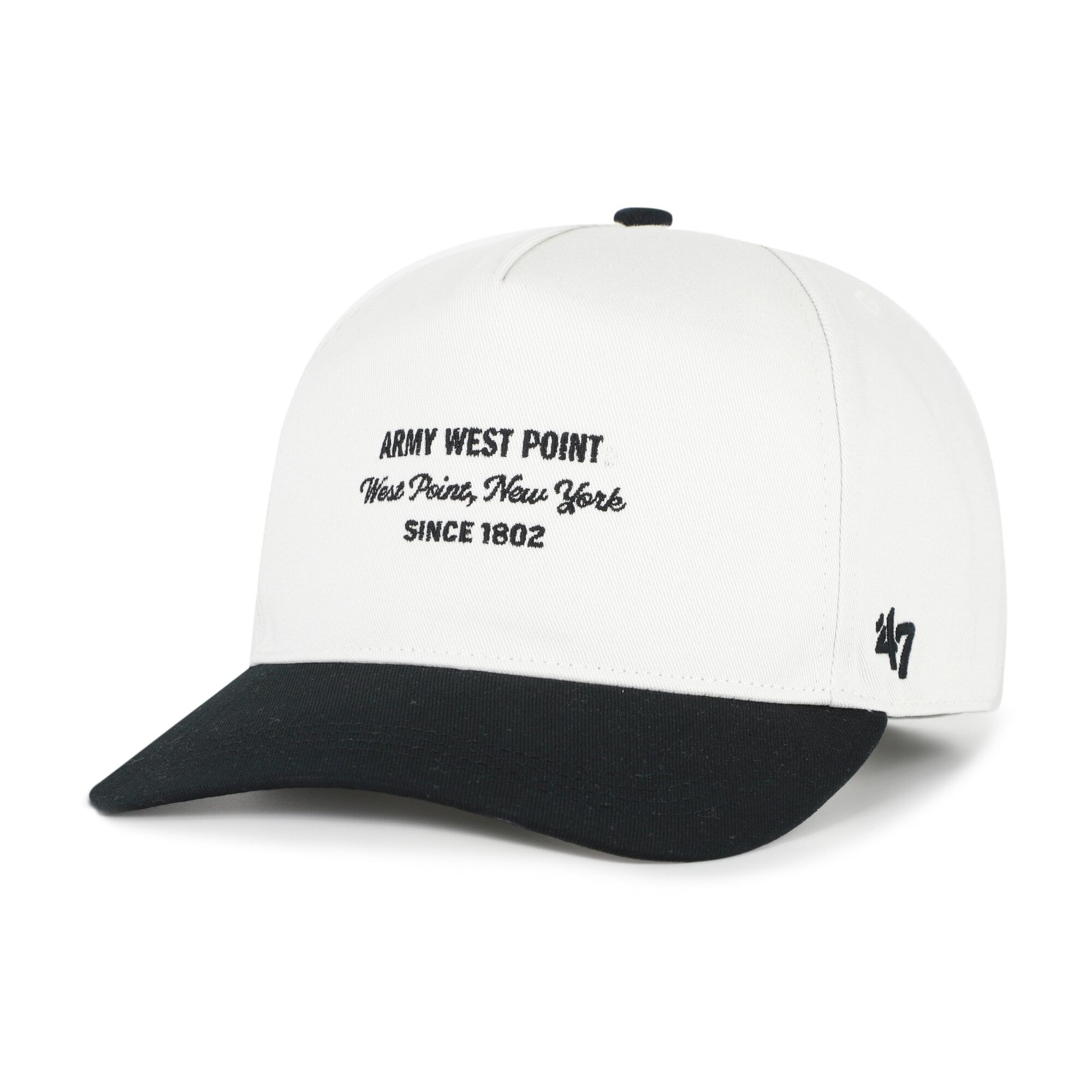 Men's '47 White Army Black Knights Contemporary Basics Two-Tone Hitch Adjustable Hat
