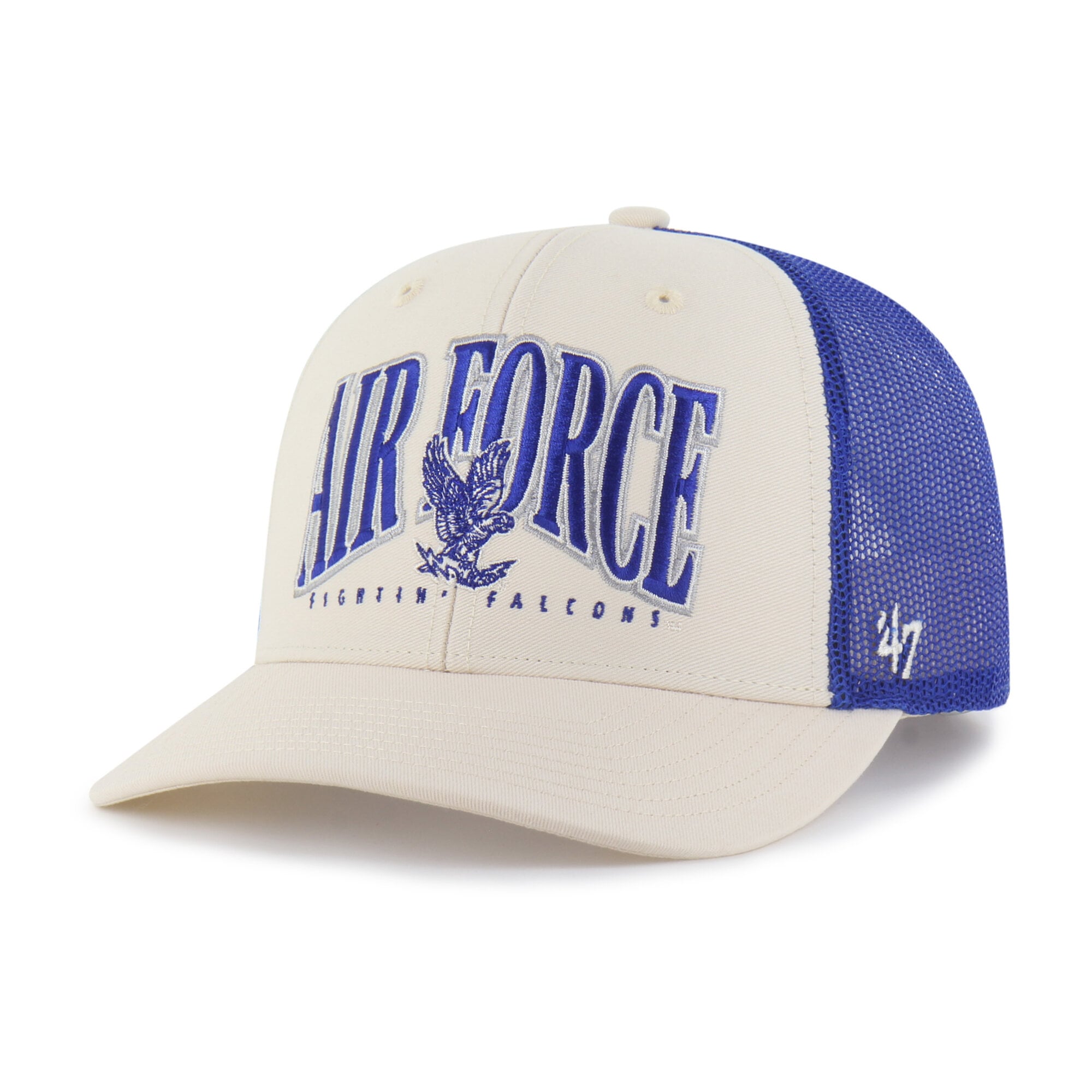 Men's '47  Natural Air Force Falcons Drawbridge Trucker Adjustable Hat
