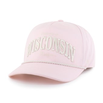 Men's '47  Light Pink Wisconsin Badgers Gelato Hitch Adjustable Hat