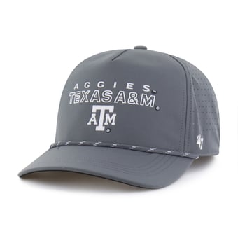 Men's '47  Gray Texas A&M Aggies Forward Vent Hitch Rope Adjustable Hat