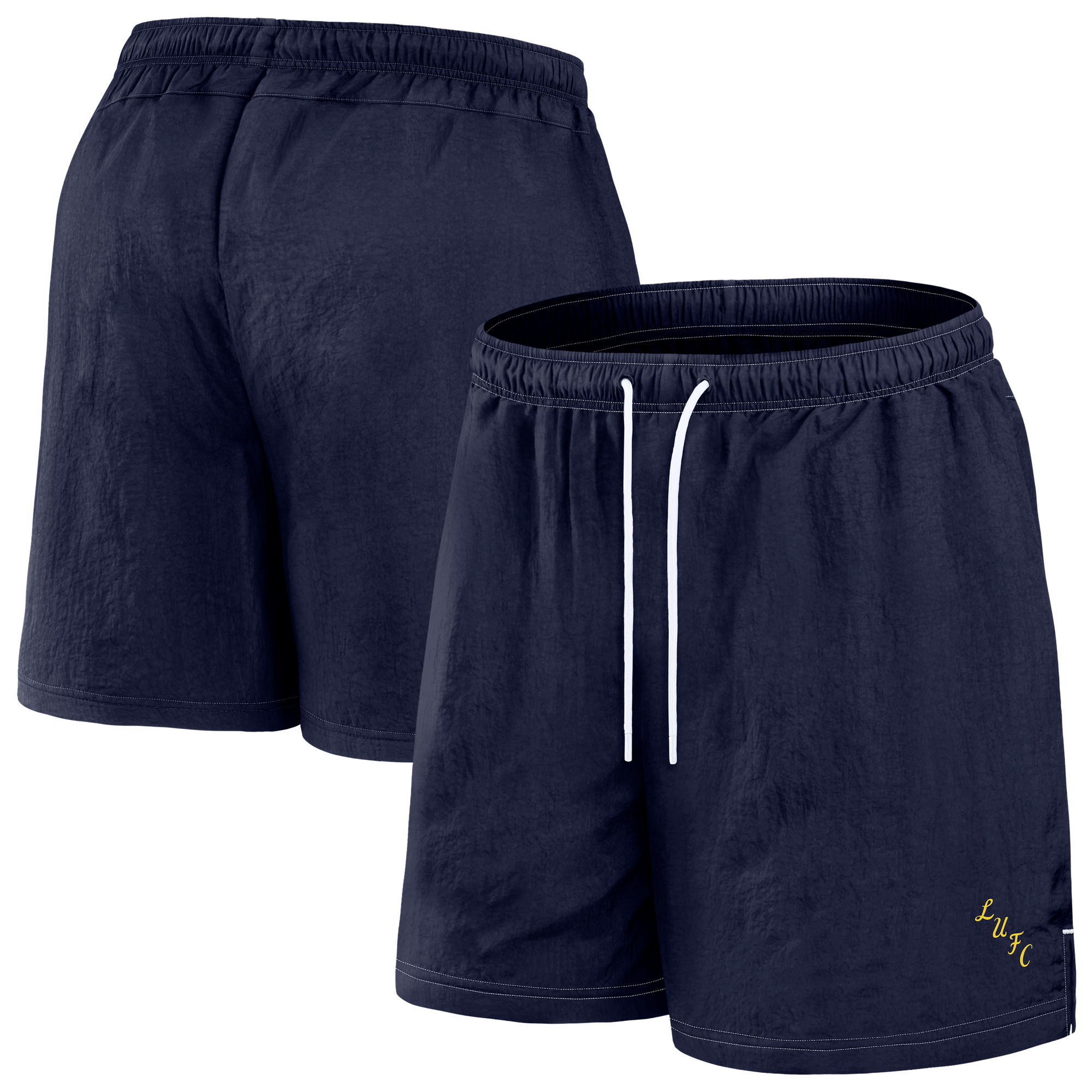 Leeds United Classics Nylon Shorts - Maritime Blue - Mens