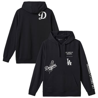 Men's TravisMathew  Black Los Angeles Dodgers Foul Proof Tri-Blend Hoodie