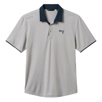Men's TravisMathew  Gray Houston Astros Victory Vibes Polo