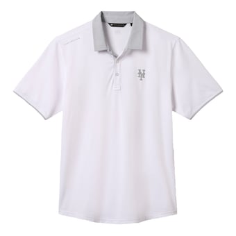 Men's TravisMathew  White New York Mets Victory Vibes Polo