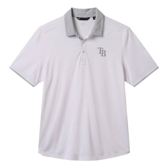 Men's TravisMathew  White Tampa Bay Rays Victory Vibes Polo