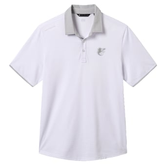 Men's TravisMathew  White Baltimore Orioles Victory Vibes Polo