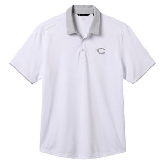 Men's TravisMathew  White Cincinnati Reds Victory Vibes Polo